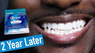 Crest 3D Whitestrips 2 Years Later How to Whiten Teeth EASY [upl. by Ardella330]