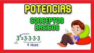 Potencias 1 ESO Conceptos básicos [upl. by Wilterdink]