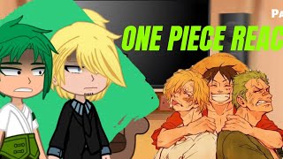 Past One Piece react to futureOne Piece reactZoro and Sanji part 35 🇺🇸🇷🇺 [upl. by Lari]