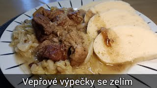 Vepřové výpečky se zelím a knedlíkem  recept [upl. by Vyner]