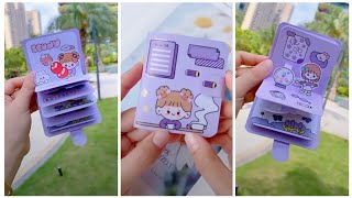 🧸Easy Paper Craft  How to make Cute paper sticker book at home KaiCraft777 [upl. by Leaffar]