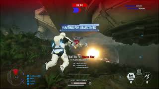 SWBF2 Instant Action Mission Attack First Order Ajan Kloss Gameplay [upl. by Adam992]