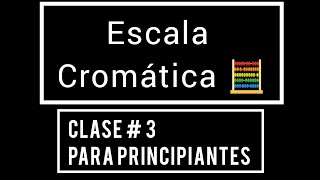 Escala Cromática 🧮  en guitarra [upl. by Aisnetroh]