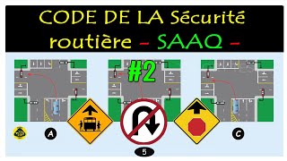 Code de la Sécurité routière 2024  Examen théorique SAAQ Québec test 2 [upl. by Kalfas]