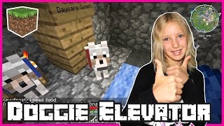 Elevator for Dogs in Minecraft  playing with ronaldOMG [upl. by Rexford]