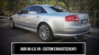 2003 Audi A8 42L V8 with Modified exhaust  Sound and takeoff [upl. by Mitzl246]