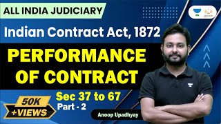 Indian contract Act 1872  Performance of Contract sec 37 to 67  Part 2  Linking Laws [upl. by Nelak115]