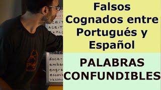 Aprender Portugues  Falsos Cognados PALABRAS CONFUNDIBLES [upl. by Proudfoot]