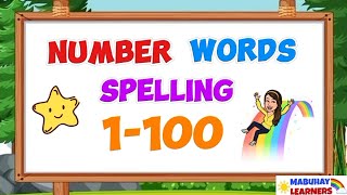 Number Words 1100  Spelling  Mabuhay Learners [upl. by Harli]