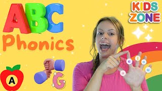 ABC Phonics Toddler Learning The English Alphabet Letters amp Sounds  ABC Phonics Songs  ABCs BSL [upl. by Lemar]