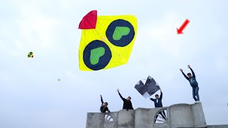 Kite Flying Challenge With Kabooter Caught 😱 2024 [upl. by Ahsinert]