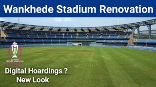 Wankhede stadium renovation new look  wankhede cricket stadium mumbai new grass design [upl. by Odraboel226]