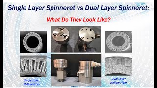 Year 2022 Single Layer Spinneret vs Dual Layer Spinneret What Do They Look Like [upl. by Sauncho]