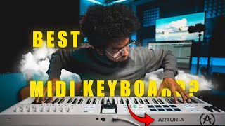 The BEST MIDI KEYBOARD except this ISSUE  Arturia Keylab Essential 61 MK3 Review  Ashwin Bhaskar [upl. by Annaj]