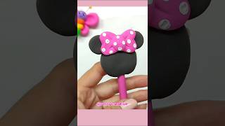 Minnie Mouse Clay DIY shorts clay clayart minnie fyp [upl. by Gert6]