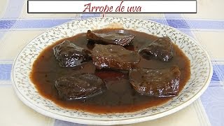 Arrope de uva  Receta de Cocina en Familia [upl. by Clim]