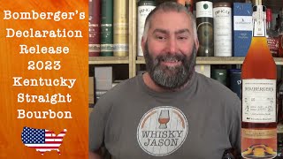 Bomberger’s Declaration 2023 – Kentucky Straight Bourbon Review by WhiskyJason [upl. by Ytsirc702]