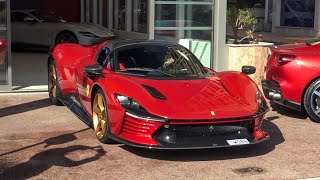 Supercars in Monaco 2023  150  Daytona SP3 LaFerrari Aventador SVJ Novitec SVJ SLR McLaren [upl. by Hamian]