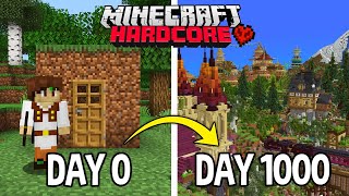 I Survived 1000 Days in Hardcore Minecraft FULL MOVIE [upl. by Assirrac]