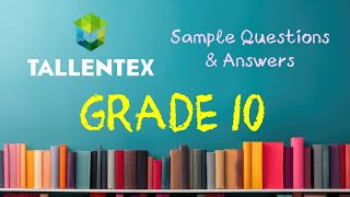 ALLEN Career Institute TALLENTEX  Grade 10  Model PY Questions with Explanation  Science and Math [upl. by Kingsbury917]