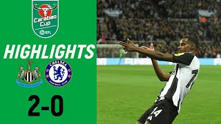 Newcastle  Chelsea 20 Highlights EFL Cup 202425 chelsea newcastle [upl. by Kellda]