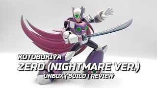 REVIEW KOTOBUKIYA  MEGAMAN X  ZERO NIGHTMARE VER [upl. by Aihsram540]