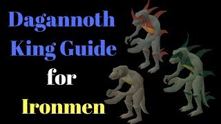 OSRS  Dagannoth King Guide for Ironnmen [upl. by Findley254]