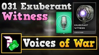 Halo 5 Voices of War  031 Exuberant Witness [upl. by Eiggep]