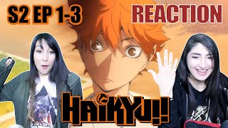 SEASON 2 A NEW START  Haikyu Season 2 Episodes 13 Reaction Highlights [upl. by Grishilde630]