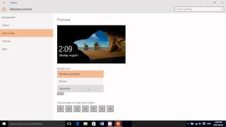 Windows 10 How to change lock screen picture or make a slideshow [upl. by Adnarom999]