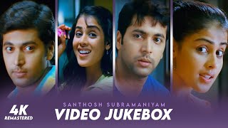 Santosh Subramaniam  4K Video Jukebox Remastered  Jayam Ravi  Genelia  Music  Devi Sri Prasad [upl. by Noremac]