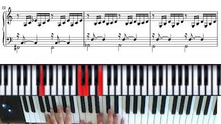 Preludio 1 Bach  PIANO Tutorial Manos  Partitura [upl. by Chrisy873]