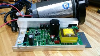 How to wire up and use a treadmill motor quick run down DIY drillpresslathe conversion [upl. by Adiv]