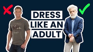 How to Dress Well in Your 40s 50s and Beyond  Older Guy Style Tips [upl. by Ellynad]