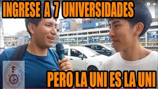 ¿DIFERENCIA ABISMAL ENTRE EL COLEGIO Y EL ADMISION ENTREVISTA ADMISIÓN DE ESCOLARES UNI IEN [upl. by Einahpets]