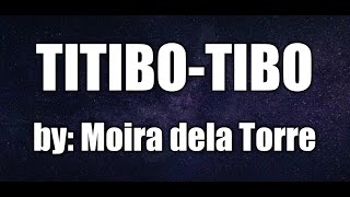 TITIBOTIBO  Moira Dela Torre  Karaoke OPM [upl. by Hollerman]