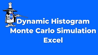 How to create a Monte Carlo simulation dynamic histogram with Excel [upl. by Eserehc]