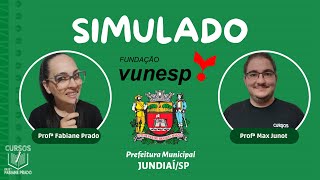 SIMULADO VUNESP  PEBI Jundiaí [upl. by Spevek662]