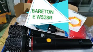 REVIEW MIC WIRELESS BARETONE W528R [upl. by Knorring890]