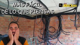 INSTALACIÓN ELÉCTRICA DE UNA CASA PASO A PASO [upl. by Gregorius416]