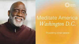 The Transcendental Meditation technique relieves stress in Washington DC  Meditate America [upl. by Ainiger207]