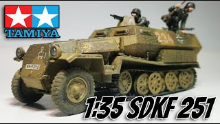 Tamiya 135 Hanomag half track SdKfz 2511 Review [upl. by Catton]