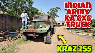 Indian Army ka Sabse Powerful Truck 😱 KRaz 255 6x6 Heavy Offroader [upl. by Cheston]