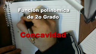 Función cuadrática Concavidad [upl. by Lemieux]