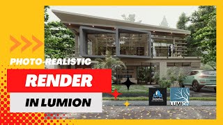 Photo Realistic Render in Lumion 12  with step by step preset tutorial  ArkiteXure [upl. by Sara943]