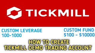 How to create tickmill forex demo account [upl. by Ainslee]