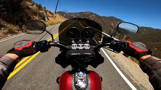 Cali Canyon Road 1  Harley Dyna FXDXT Thunderheader [upl. by Ojiram]