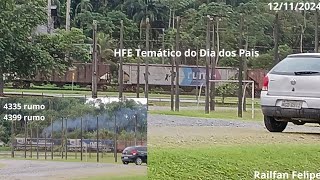 4K Trem de carga vazio da rumo passando em Jaraguá do Sul  SC LJG  4399 de volta no trecho [upl. by Aramanta]