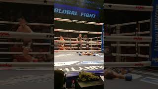 VICIOUS ELBOW KNOCK OUT IN THAILAND muaythai thailand [upl. by Yorgen857]