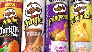 Pringles Pizza Tortilaa Pringoooals Curry Cheese [upl. by Eirdua]